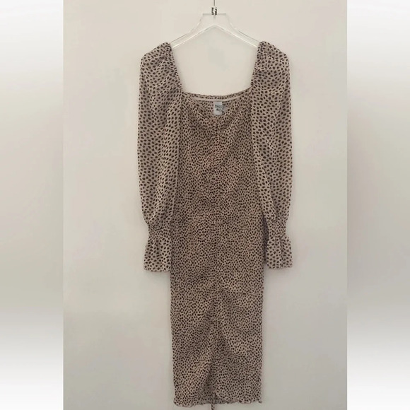 Princess Polly Dresses & Skirts - Princess Polly Kinsley Leopard‎ Print Mini Dress Womens Size 2 NWT (551)